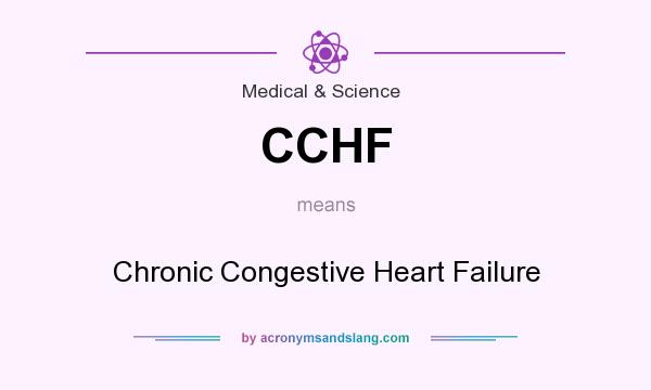 What does CCHF mean? It stands for Chronic Congestive Heart Failure