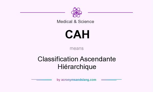 What does CAH mean? It stands for Classification Ascendante Hiérarchique