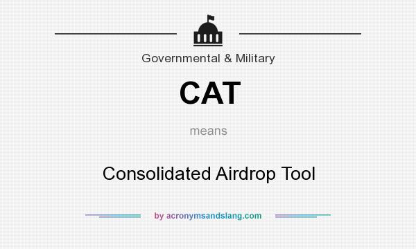 What does CAT mean? It stands for Consolidated Airdrop Tool