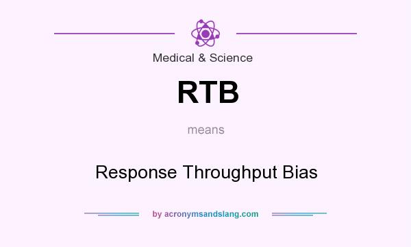What does RTB mean? It stands for Response Throughput Bias