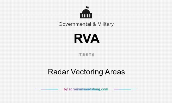 What does RVA mean? It stands for Radar Vectoring Areas