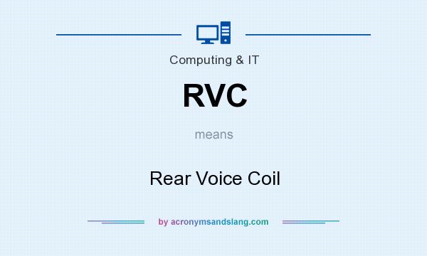 What does RVC mean? It stands for Rear Voice Coil