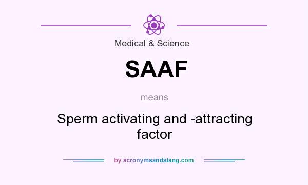 What does SAAF mean? It stands for Sperm activating and -attracting factor