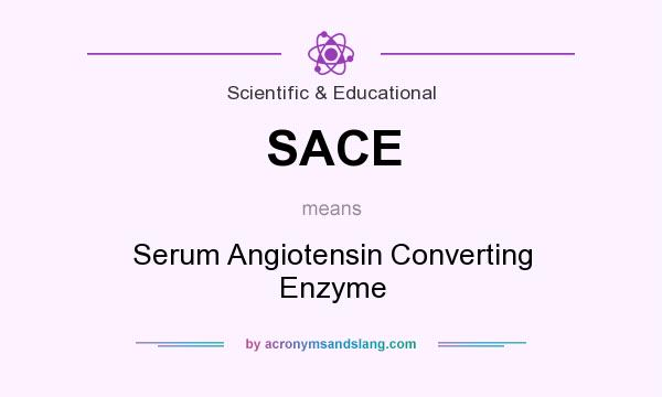 What does SACE mean? It stands for Serum Angiotensin Converting Enzyme