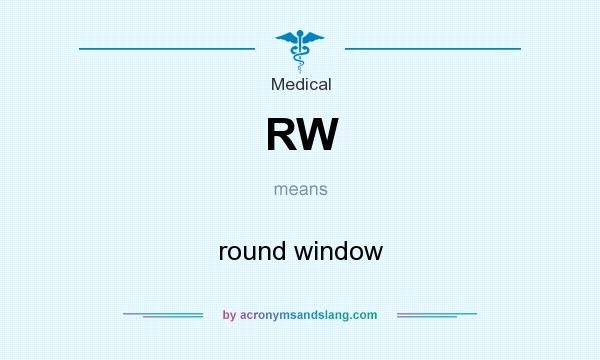 What does RW mean? It stands for round window