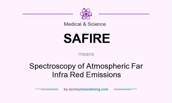 What does SAFIRE mean? It stands for Spectroscopy of Atmospheric Far Infra Red Emissions