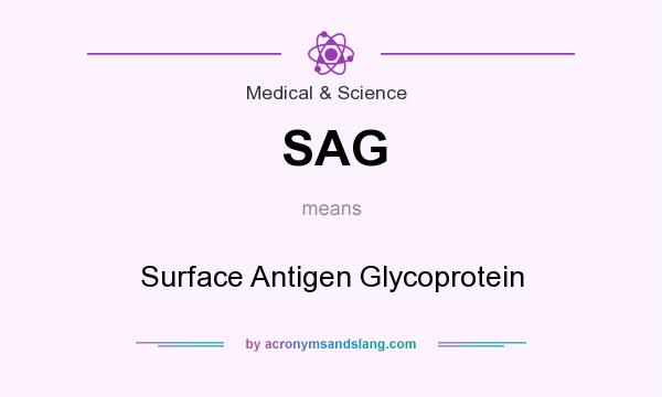 What does SAG mean? It stands for Surface Antigen Glycoprotein