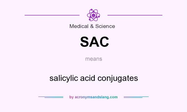 What does SAC mean? It stands for salicylic acid conjugates