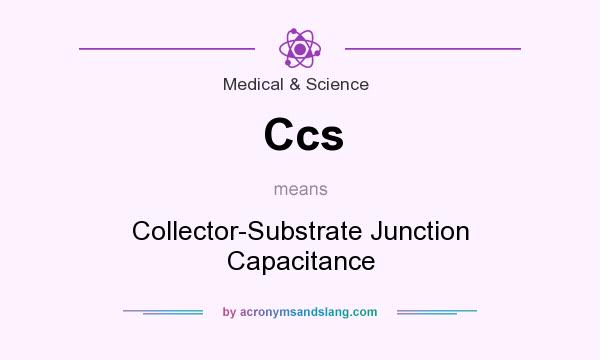 What does Ccs mean? It stands for Collector-Substrate Junction Capacitance