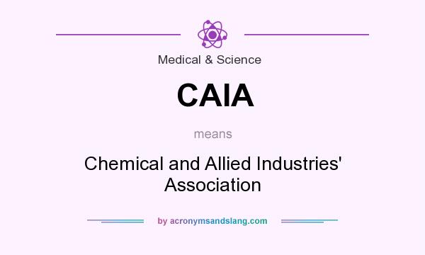 What does CAIA mean? It stands for Chemical and Allied Industries` Association