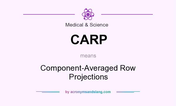 What does CARP mean? It stands for Component-Averaged Row Projections