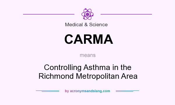 What does CARMA mean? It stands for Controlling Asthma in the Richmond Metropolitan Area