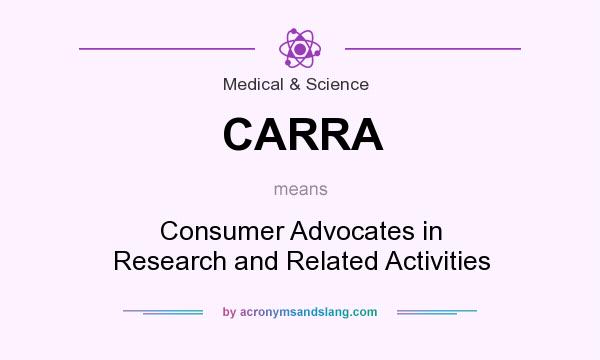What does CARRA mean? It stands for Consumer Advocates in Research and Related Activities