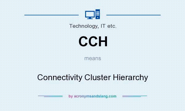 What does CCH mean? It stands for Connectivity Cluster Hierarchy