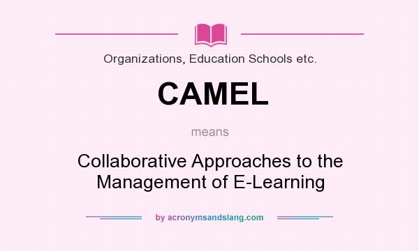 What does CAMEL mean? It stands for Collaborative Approaches to the Management of E-Learning