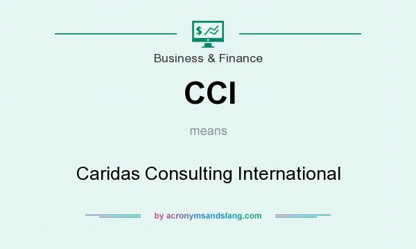 What does CCI mean? It stands for Caridas Consulting International
