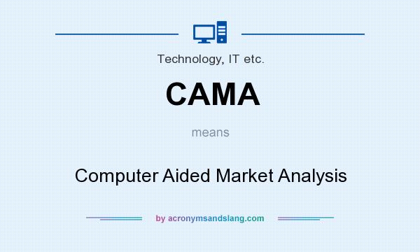 What does CAMA mean? It stands for Computer Aided Market Analysis