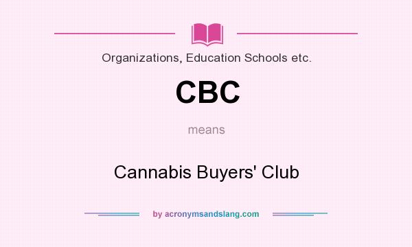 What does CBC mean? It stands for Cannabis Buyers` Club