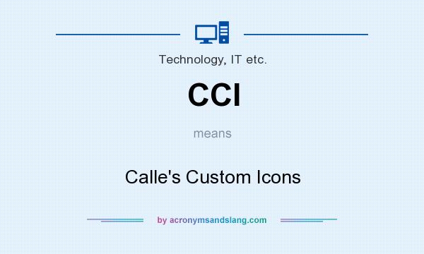 What does CCI mean? It stands for Calle`s Custom Icons