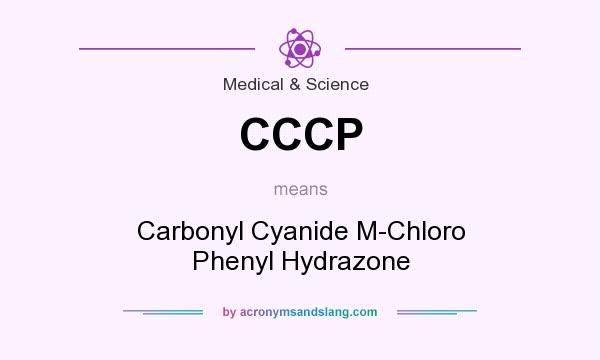 What does CCCP mean? It stands for Carbonyl Cyanide M-Chloro Phenyl Hydrazone