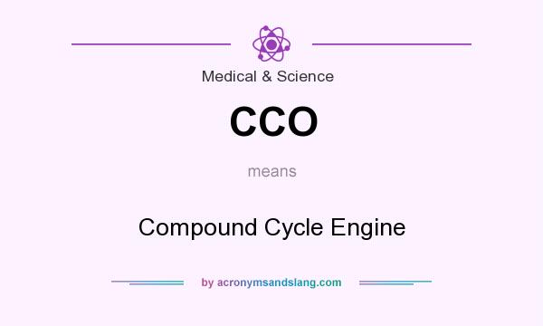 What does CCO mean? It stands for Compound Cycle Engine