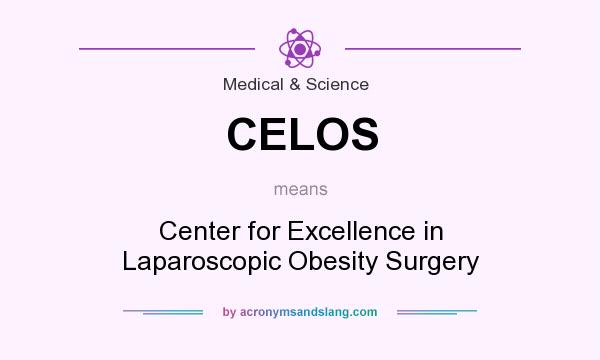 What does CELOS mean? It stands for Center for Excellence in Laparoscopic Obesity Surgery