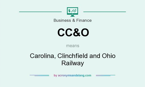 What does CC&O mean? It stands for Carolina, Clinchfield and Ohio Railway