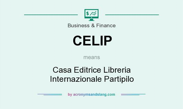 What does CELIP mean? It stands for Casa Editrice Libreria Internazionale Partipilo