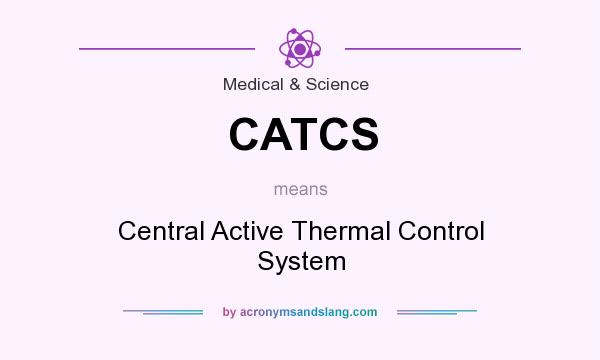 What does CATCS mean? It stands for Central Active Thermal Control System