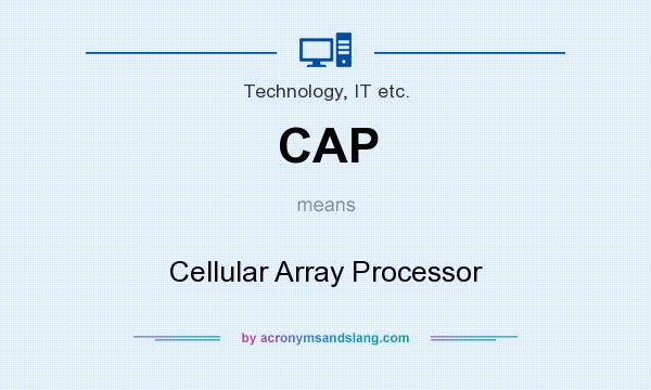 What does CAP mean? It stands for Cellular Array Processor