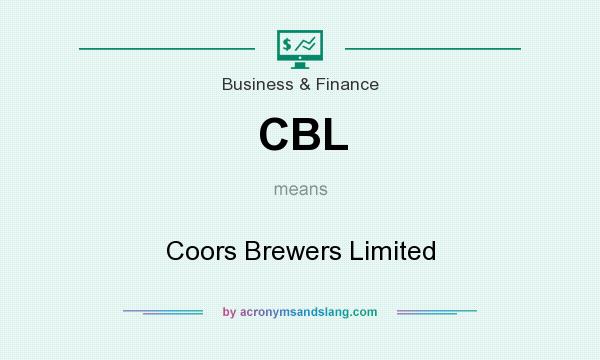 What does CBL mean? It stands for Coors Brewers Limited