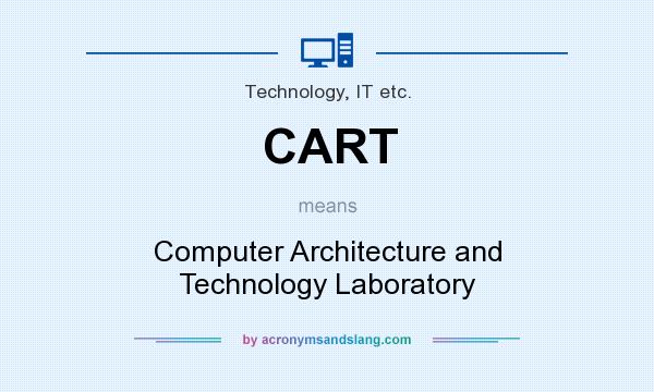 What does CART mean? It stands for Computer Architecture and Technology Laboratory