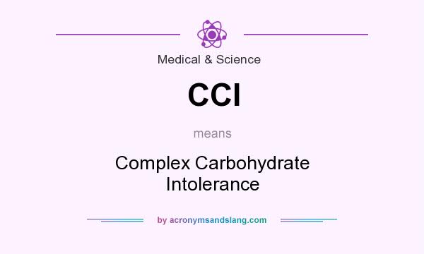 What does CCI mean? It stands for Complex Carbohydrate Intolerance