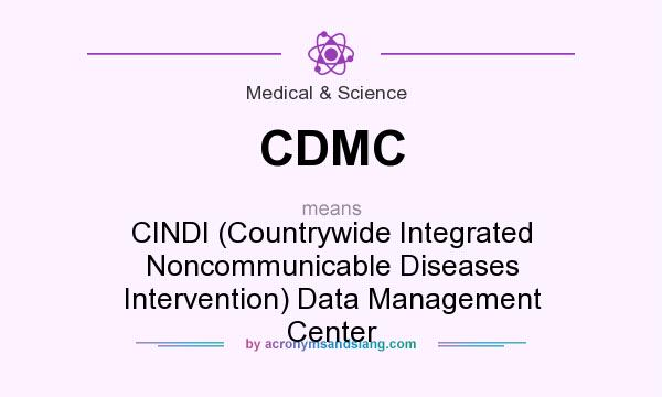 What does CDMC mean? It stands for CINDI (Countrywide Integrated Noncommunicable Diseases Intervention) Data Management Center