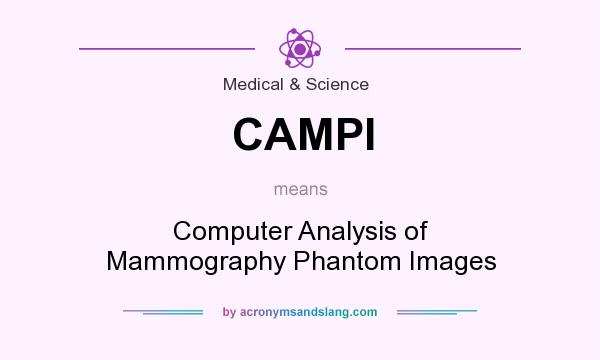 What does CAMPI mean? It stands for Computer Analysis of Mammography Phantom Images