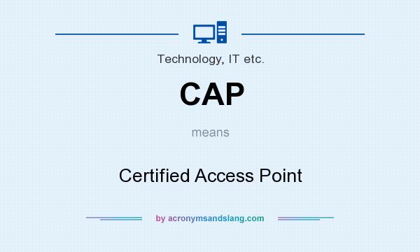 What does CAP mean? It stands for Certified Access Point