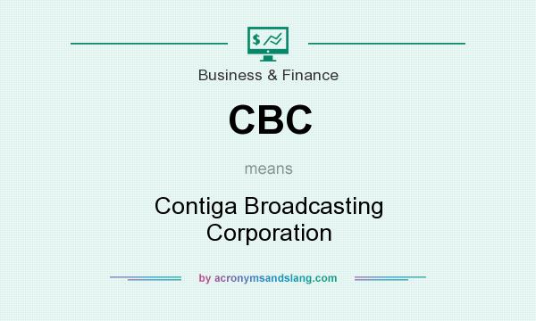 What does CBC mean? It stands for Contiga Broadcasting Corporation