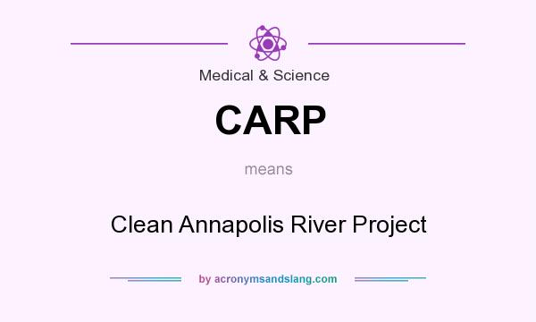 What does CARP mean? It stands for Clean Annapolis River Project