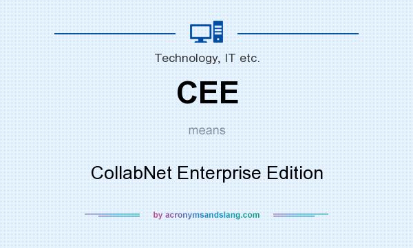 What does CEE mean? It stands for CollabNet Enterprise Edition