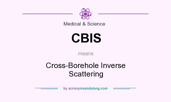 What does CBIS mean? It stands for Cross-Borehole Inverse Scattering