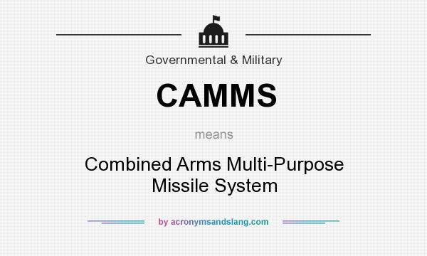 What does CAMMS mean? It stands for Combined Arms Multi-Purpose Missile System