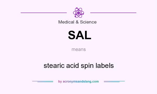 What does SAL mean? It stands for stearic acid spin labels