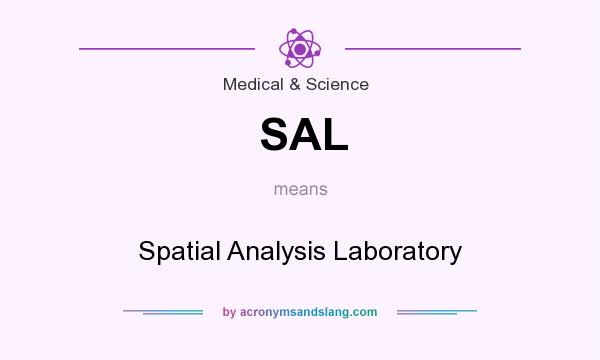 What does SAL mean? It stands for Spatial Analysis Laboratory