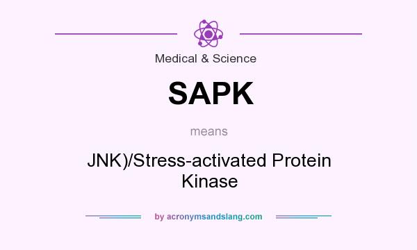 What does SAPK mean? It stands for JNK)/Stress-activated Protein Kinase