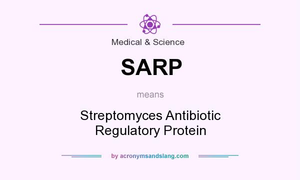 What does SARP mean? It stands for Streptomyces Antibiotic Regulatory Protein