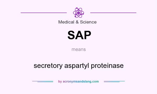 What does SAP mean? It stands for secretory aspartyl proteinase
