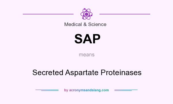 What does SAP mean? It stands for Secreted Aspartate Proteinases