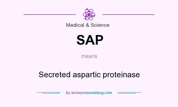 What does SAP mean? It stands for Secreted aspartic proteinase