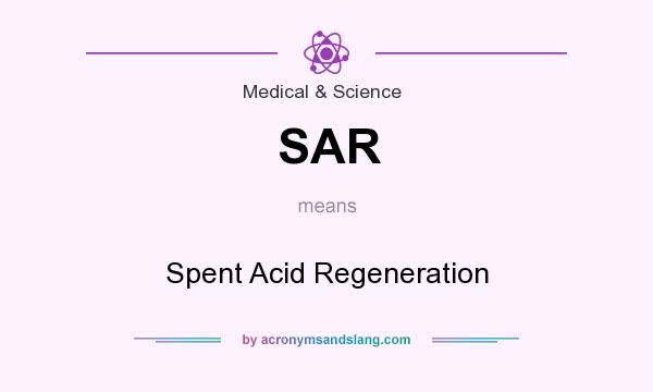 What does SAR mean? It stands for Spent Acid Regeneration
