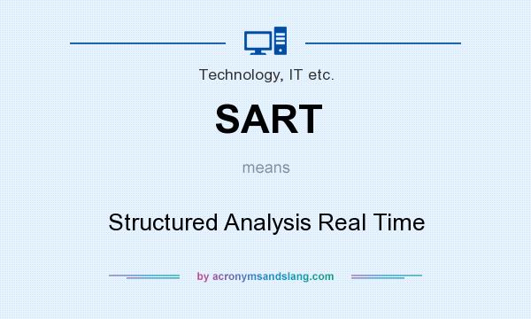 What does SART mean? It stands for Structured Analysis Real Time